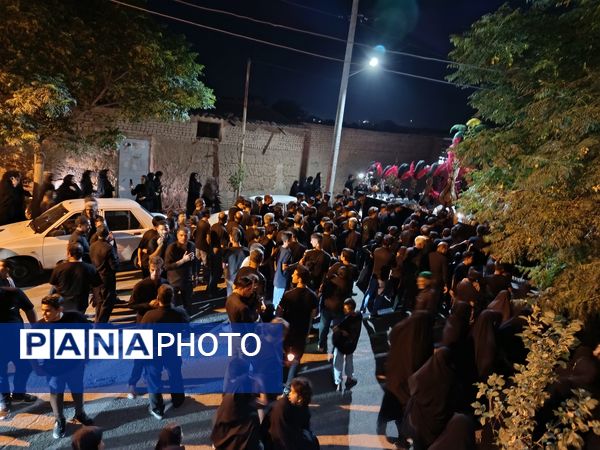 برگزاری مراسم شام غریبان در دهستان رزق آباد