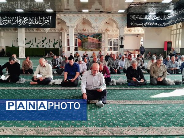 عطر ندبه در امام زاده سید حمزه (ع)  کاشمر پیچید