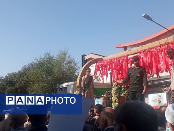 تشییع باشکوه پیکر شهدای مبارزه با اسرائیل در کاشان