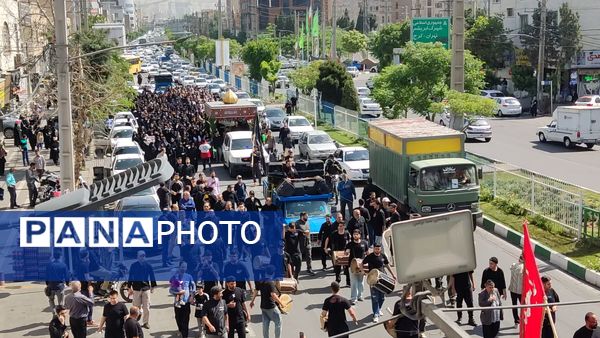 مراسم تشیع و تدفین شهید مصطفی صالحی مقدم در گلزار شهدا شهرستان قدس 