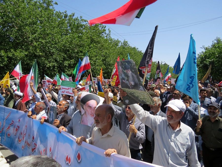برگزاری راهپیمایی جمعه‌های خشم در بجنورد
