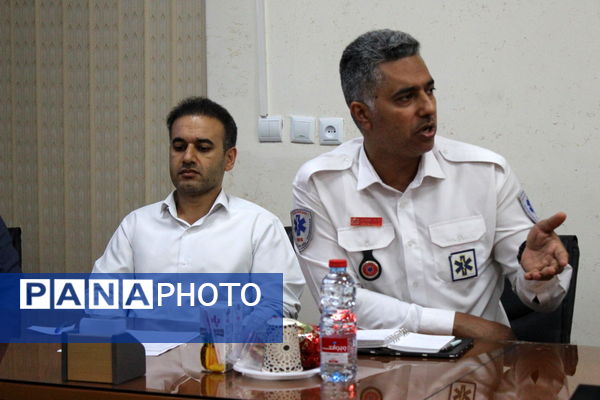 جلسه هماهنگی بیست و ششمین مانور سراسری زلزله و ایمنی در بوشهر 