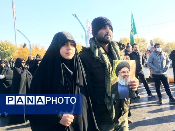 اجتماع بزرگ عزاداران حضرت زهرا(س) همزمان با تشییع شهیدان گمنام دفاع مقدس