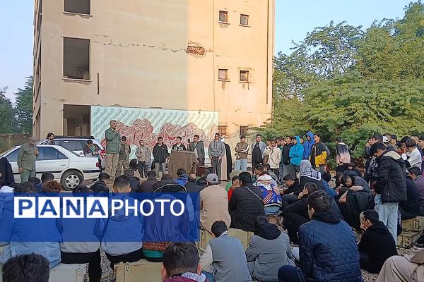 حضور دانش‌آموزان ناحیه دو شهرری در اردوی راهیان نور 