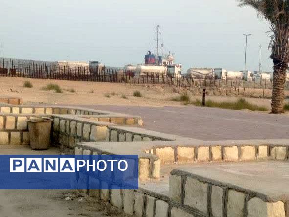 جلوه‌ای از زیبایی اسکله بندر چارک