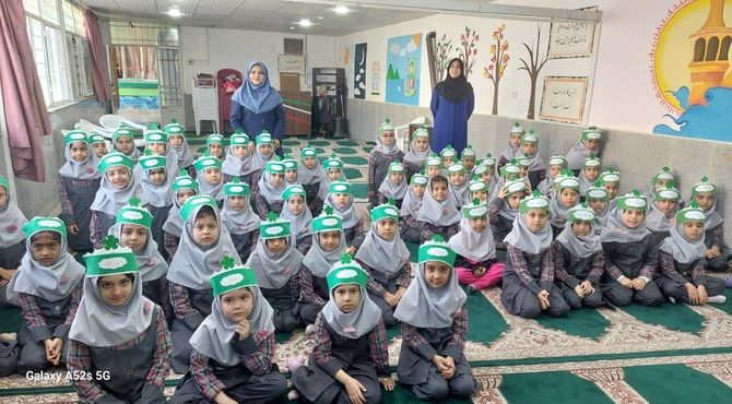 جشن قرآن در دبستان شهید غیور اصلی مشهد