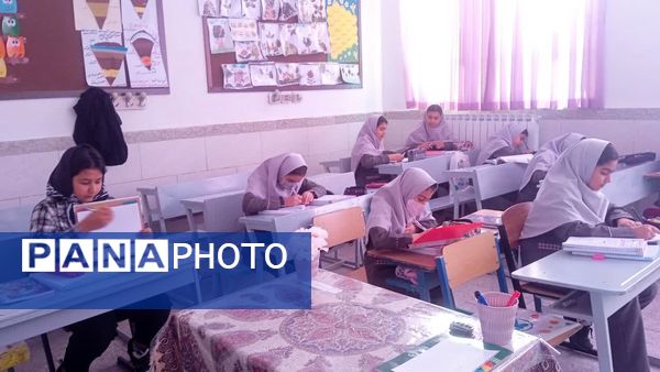 برگزاری کلاس تست تیزهوشان در دبستان شهید نجفی فدافن