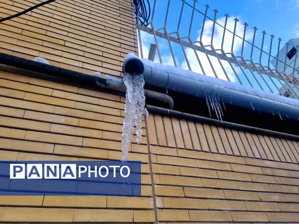 بارش برف شدید و سفید پوش شدن شهر زیبای مشهد 