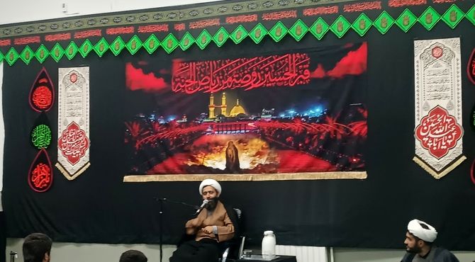 عزاداری دهه اول صفر در دبیرستان شهید بهشتی نیشابور