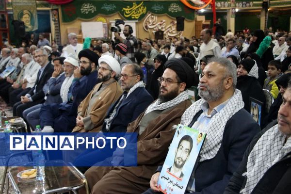 مراسم قرار هشتم و سالگرد حاج قاسم در یزد 