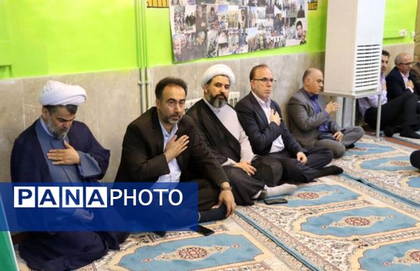 مراسم سالگرد شهادت آیت‌الله رئیسی در اداره‌کل آموزش‌وپرورش استان البرز 