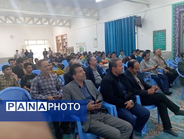 آئین افتتاح چمن مصنوعی سمپاد آموزشگاه شهید بهشتی نیشابور