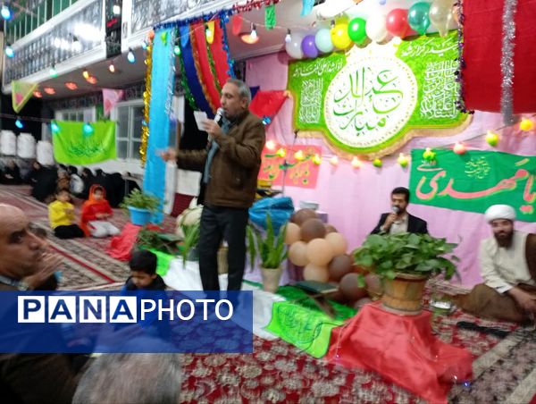 تکیه حسینی غرق در شادی علوی