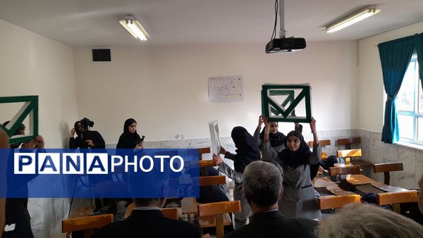 مانور زلزله استانی در هنرستان محمودیه خیامی ناحیه ۶ مشهد 