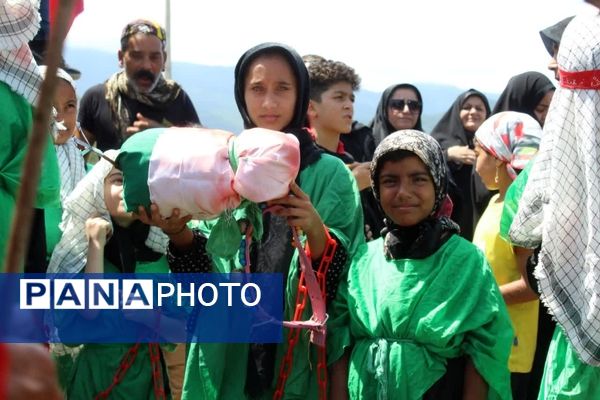 عزاداری عاشورای حسینی در بخش کلباد گلوگاه 