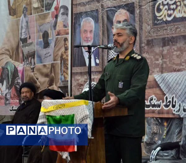 همایش بزرگ اقتدار بسیجیان در شهر رباطسنگ