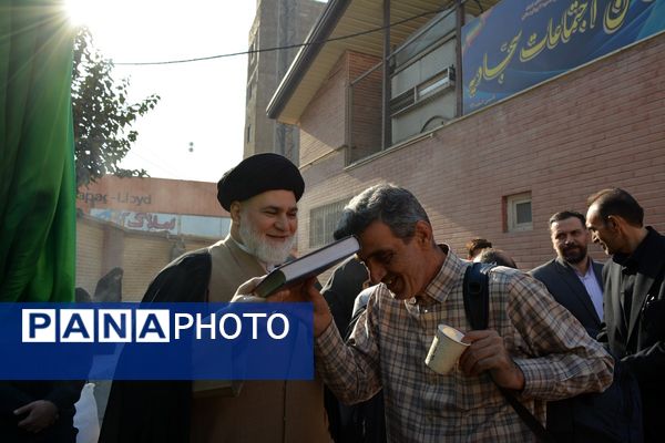 بدرقه دانش‌آموزان بهارستانی به راهیان‌نور