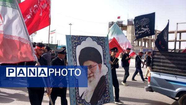 خاکسپاری شهید «اسماعیل شاکری» در مسجد جمکران