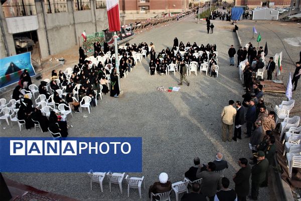 مراسم دومین سالگرد خاکسپاری شهید گمنام آموزشکده فنی دختران قم