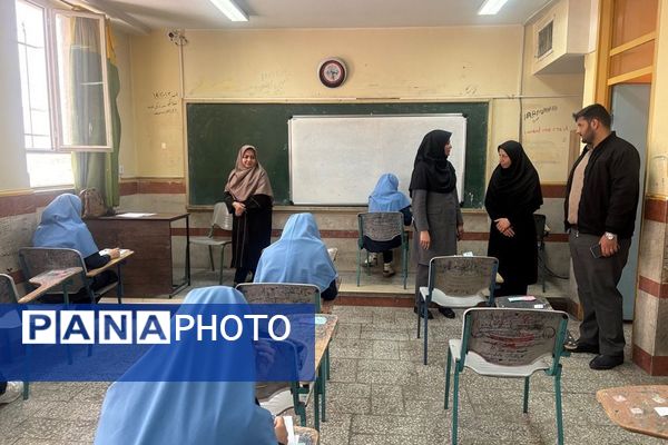 نظارت و ارزیابی مسئولین از  آمادگی و امکانات حوزه‌های امتحانات نهایی در ملارد  