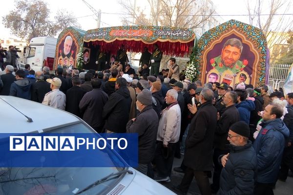 استقبال از شهدای گمنام در شهرستان بجنورد 