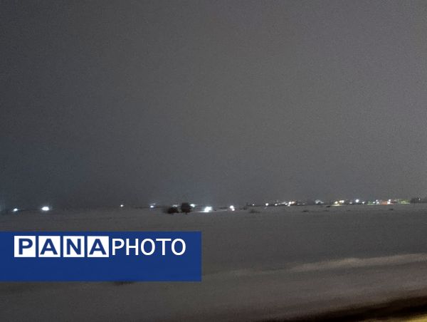 بارش برف و باران در بروجن