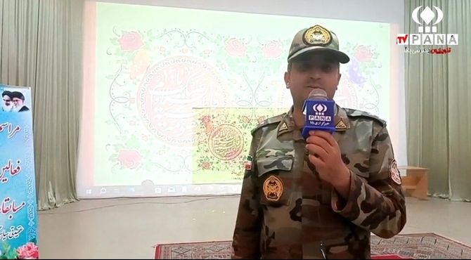 جشن دهه کرامت در گروه ۲۲ توپخانه  شهرضا