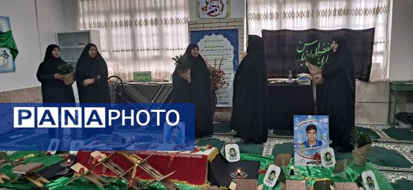 حضور مادران شهدا در مدرسه شهید رزمی خلیل آباد