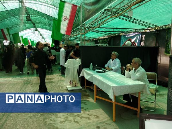 برپایی موکب شهدای شاهنامه و شهرداری منطقه ۱۲ و پذیرایی از زائران امام رضا (ع) در مشهد 