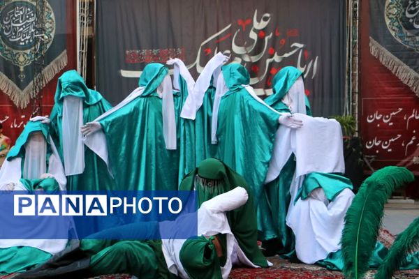 اجرای تئاتر گروه هنری موعود در آستان مقدس امامزاده بی‌بی‌سکینه صفادشت