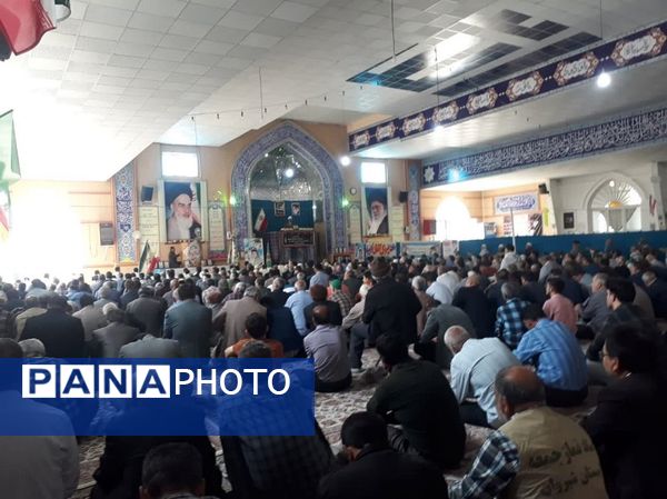 حضور پرشور مردم ولایتمدار شهرستان شیروان در نماز جمعه 