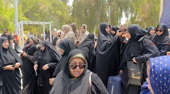 اعزام خادمین موکب حضرت علی‌‌اکبر(ع) رودان به کربلای معلی