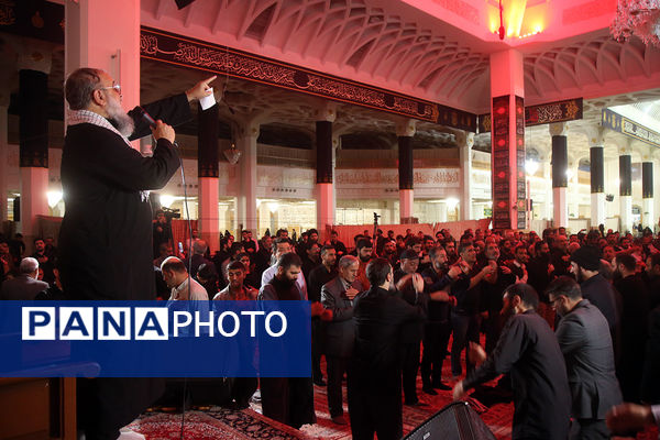 مراسم یادبود کودکان و زنان شهید بمباران هوایی روضه فاطمیه قم