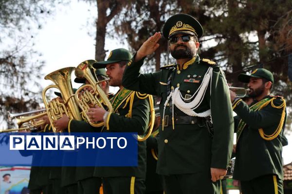 مراسم تشییع و تدوین شهید گمنام در اسلام آبادغرب