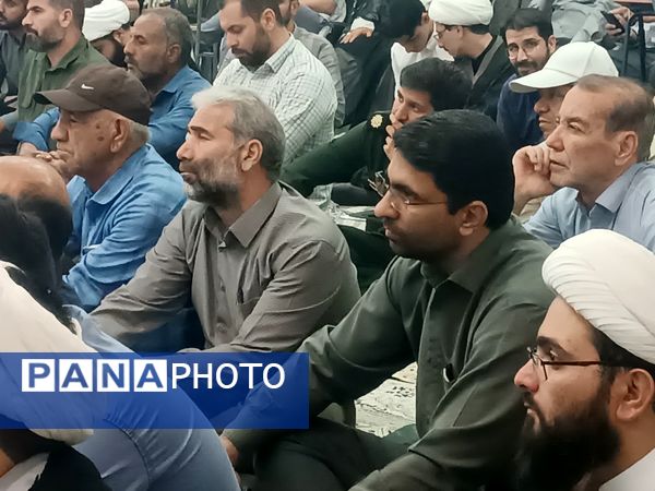 مراسم نخستین سالگرد شهادت شهدای خدمت در مسجد الهادی نیشابور 
