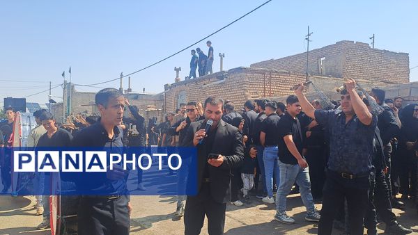 مراسم عزاداری و زنجیر زنی شهادت امام حسن مجتبی(ع) و رحلت پیامبر اکرم (ص) در  روستای کفکی خراسان رضوی