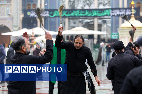 مراسم عزاداری سالروز شهادت امام هادی(ع) در حرم حضرت معصومه(س)