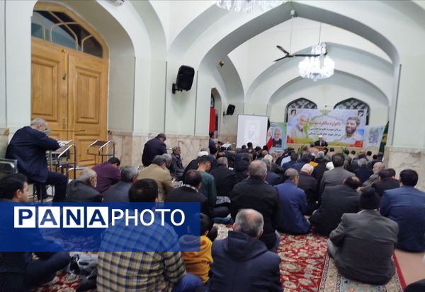 یادواره سردار شهید علیرضا عاصمی و سردار شهید قاسم سلیمانی در زیارتگاه شهید آیت الله سید حسن مدرس