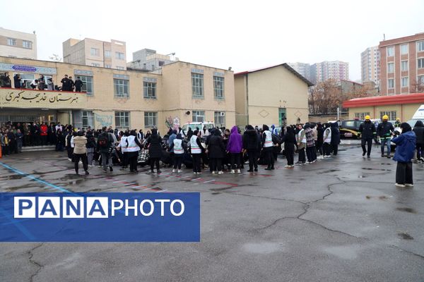 بیست و هفتمین مانور سراسری زلزله در آذربایجان شرقی