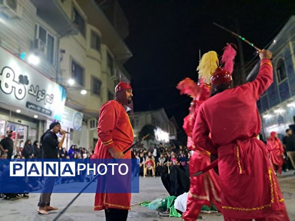 آیین خیمه سوزان در مسجد ابوالفضل قائمشهر
