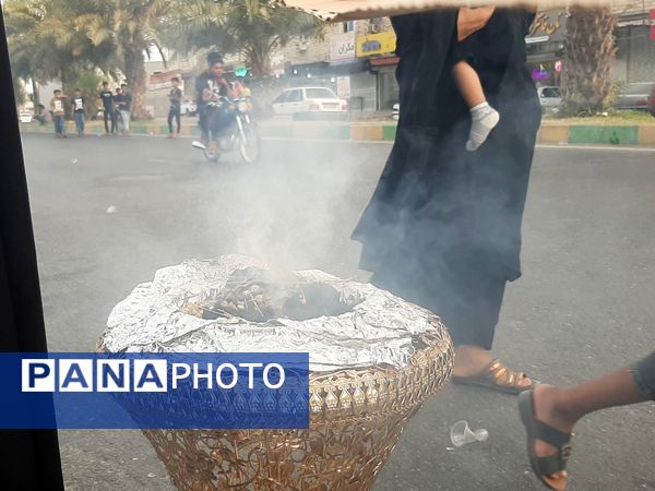 پیاده‌روی جاماندگان  اربعین حسینی شهرستان میناب