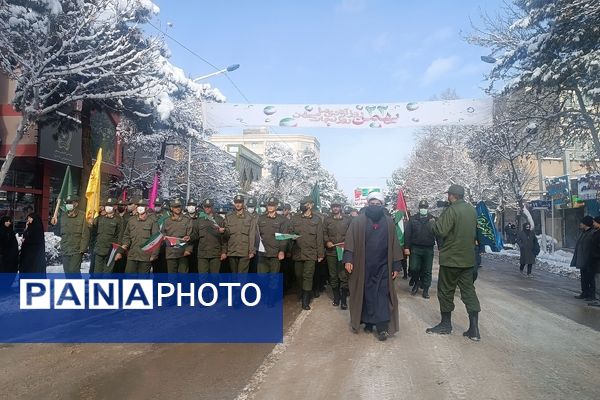 راهپیمایی ۲۲ بهمن در نیشابور 