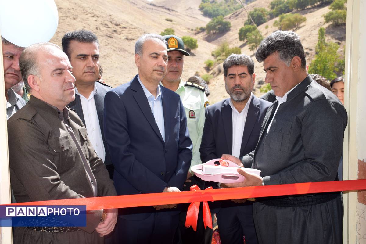 آیین افتتاح مدرسه 2 کلاسه در روستای کانی گل علیا
