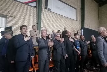 گردهمایی فرهنگیان ناحیه سه در مجلس عزای امام هشتم