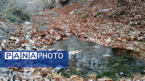 نگاهی کوتاه به طبیعت پاییزی امامزاده بابا پیر احمد (ع) شهرستان بن 