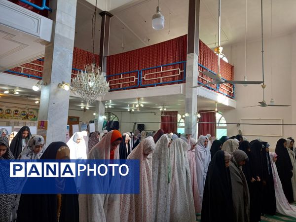 اعتکاف دانش‌آموزی در شهر بهنمیر