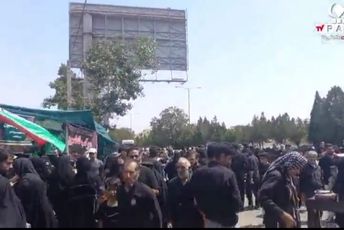 پای در رکاب عشق حسینی؛ جلوه هایی ماندگار از پیاده‌روی جاماندگان اربعین در شاهرود