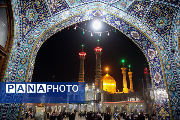 مراسم عزاداری سالروز شهادت امام هادی(ع) در حرم حضرت معصومه(س)