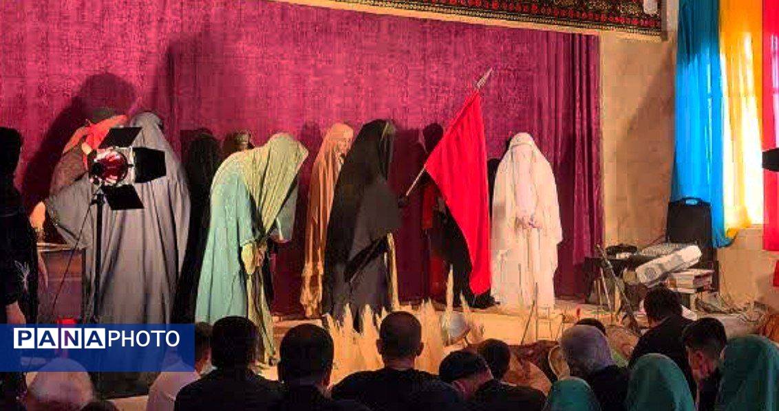 مراسم دختران زینبی در مسجد امام موسی کاظم (ع) اسلامشهر