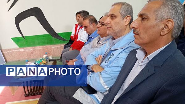 برگزاری مراسم متمرکز مانور زلزله و ایمنی مدارس در سرخنکلاته